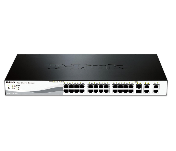 D-Link 28p DES-1210-28P (24x10/100Mbit 2x1Gbit 2xSFP) - 64182 - zdjęcie 3